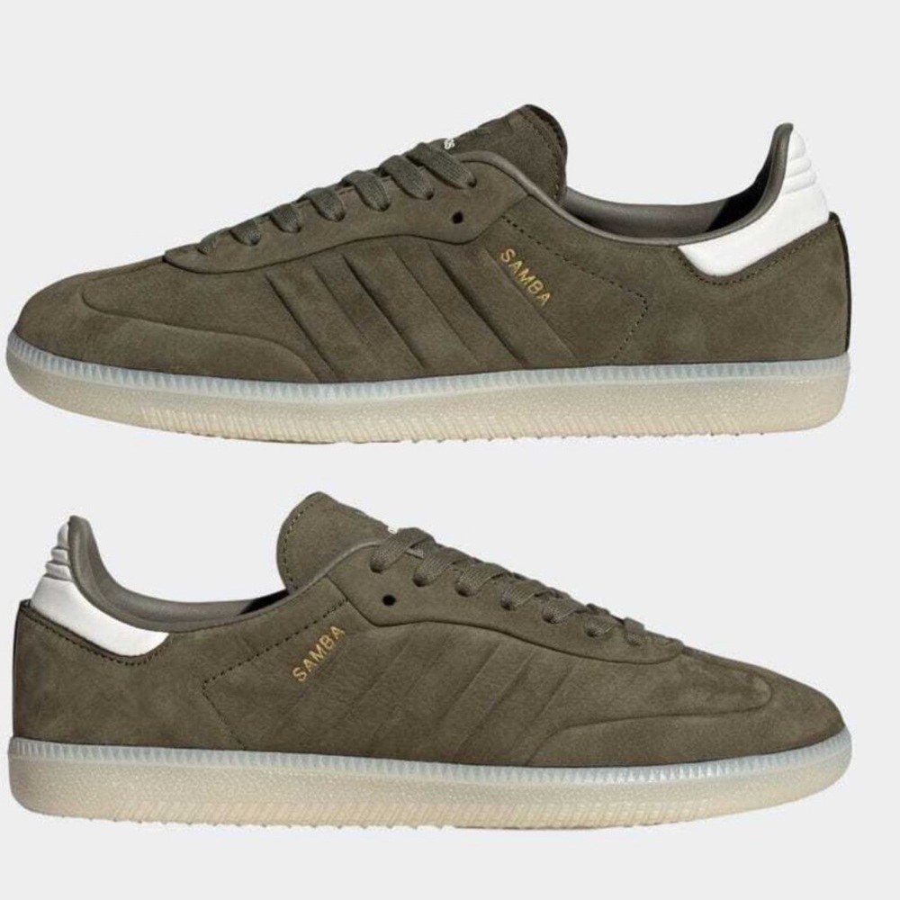 NEW! Adidas Samba Green Nubuck- Sold Out